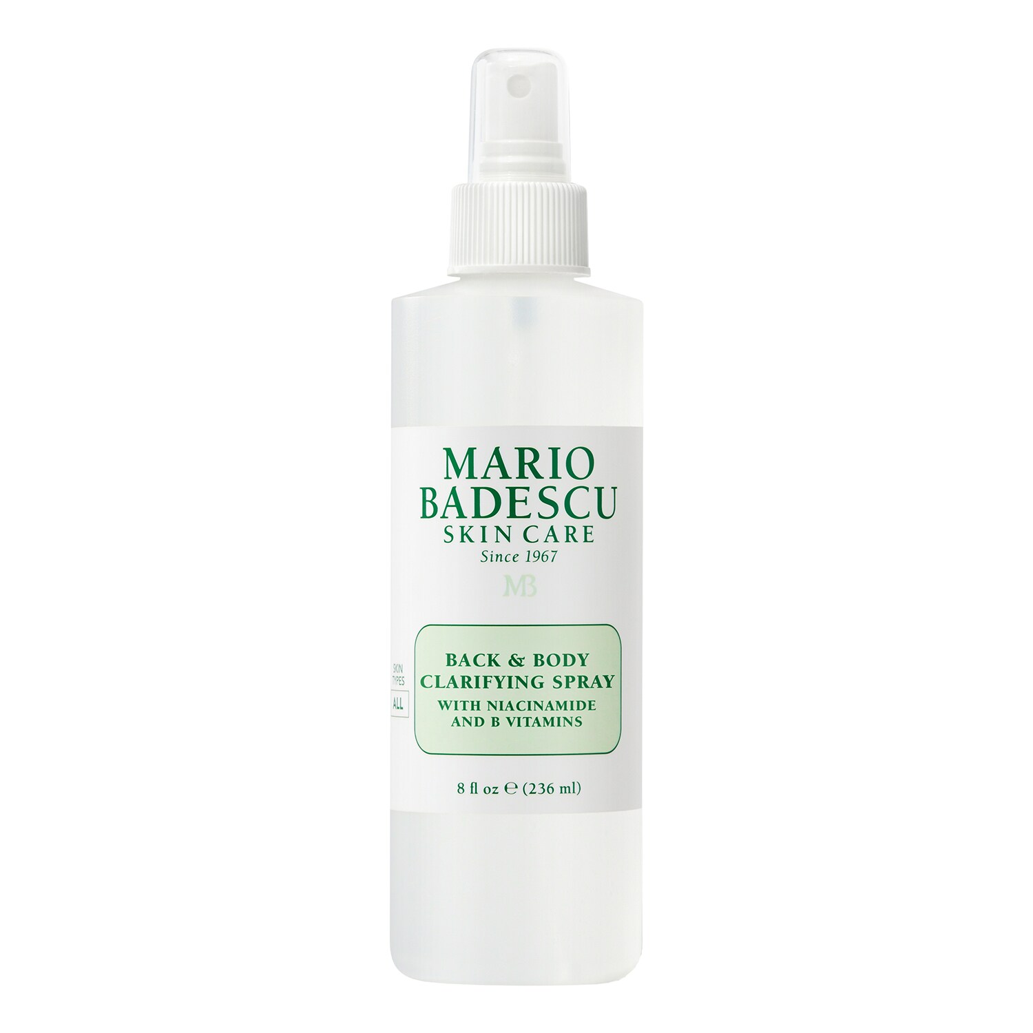 MARIO BADESCU - Back & body clarifying spray with niacinamide - čisticí tělový sprej