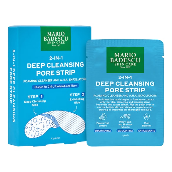 2-IN-1 DEEP CLEANSING PORE STRIP - Libera i pori, MARIO BADESCU