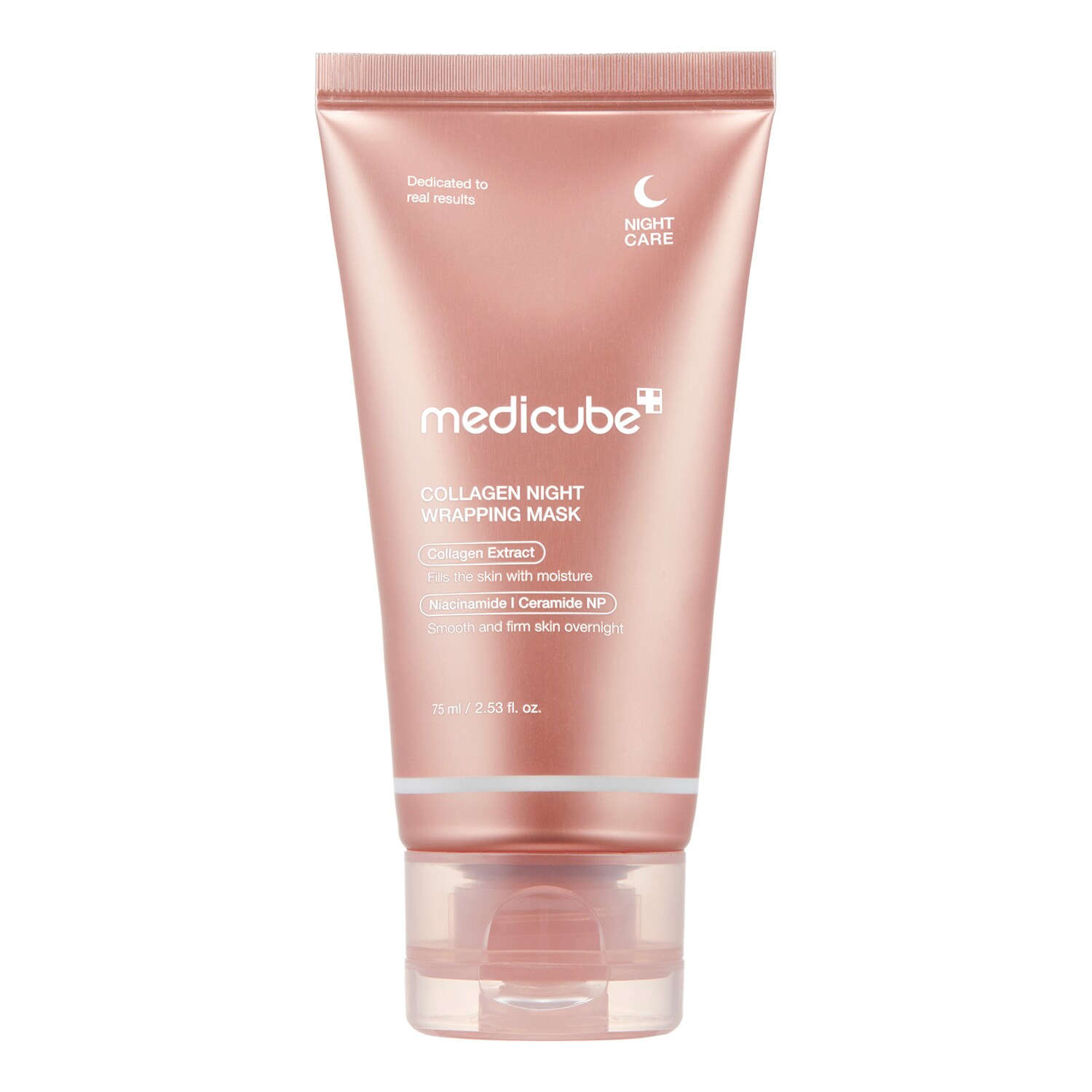 MEDICUBE - Collagen Night Wrapping Mask -  Zpevňující a rozjasňující noční maska