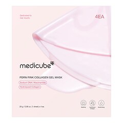 PDRN Pink Collagen Gel Mask - Maschera viso in gel idratante rigenerante, MEDICUBE