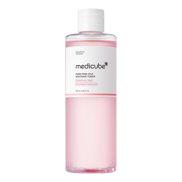 PDRN Pink Cica Toner Apaisant - Lotion tonique &eacute;clat pour le visage, MEDICUBE