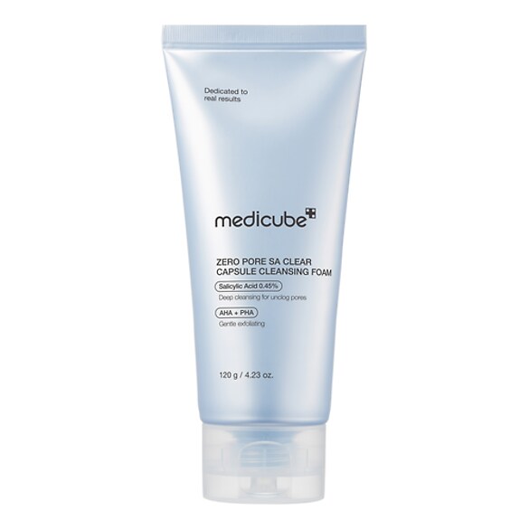 Zero Pore SA Clear Capsule Cleansing Foam - Mousse nettoyante pour les pores, MEDICUBE