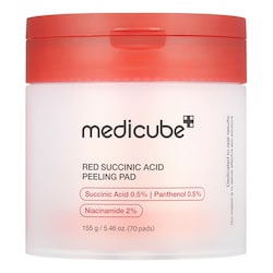 Red Succinic Peeling Pad - Pads visage anti-imperfections