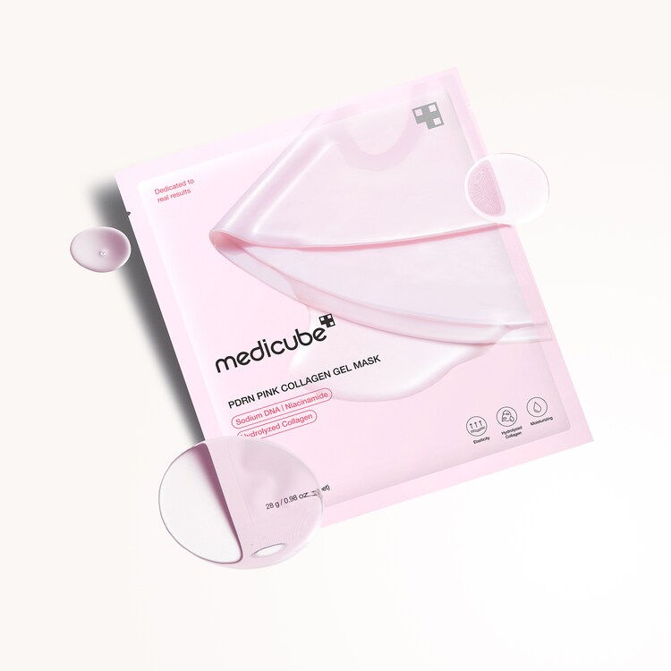 PDRN Pink Collagen Gel Mask - Máscara de rosto hidratante e regeneradora em gel