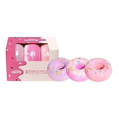 Kit 3 Bombes de Bain Donut - Profuma e colora l’acqua della vasca da bagno, MERCI HANDY