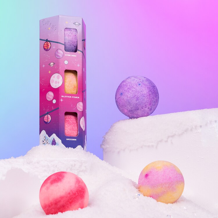 Kit Holiday Bathbomb Galaxy - Coffret bombes de bain
