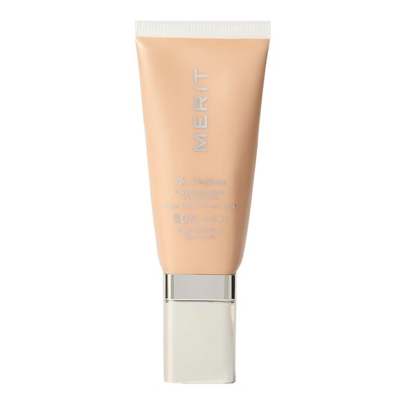 The Uniform - Tónovaný minerální opalovací krém SPF 50, MERIT BEAUTY