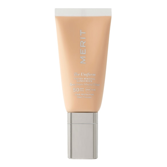 The Uniform - Tonirani mineralni fluid za sunčanje SPF 50, MERIT BEAUTY