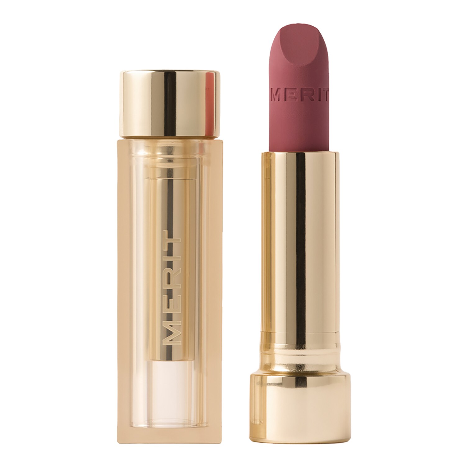 MERIT BEAUTY - Signature Lip Blush - Matná rtěnka s nastavitelným krytím