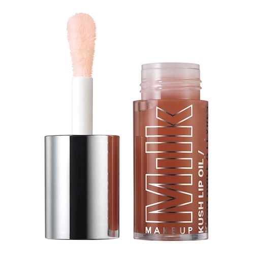 Milk Makeup - Kush Lip Oil - Fugtgivende Farvet Læbeolie - Kush Lip Oil Chocolate Cake - For Women