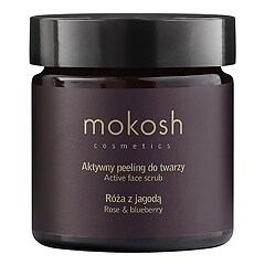 Aktywny peeling do twarzy - Róża z jagodą, MOKOSH