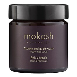 Aktywny peeling do twarzy - Róża z jagodą