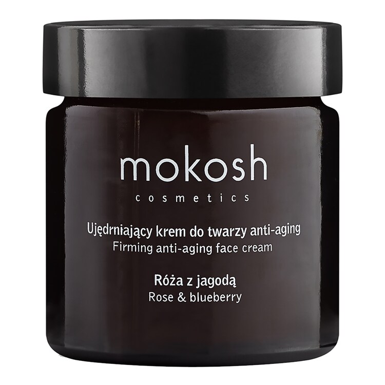 Ujędrniający krem do twarzy anti-aging - Róża z jagodą