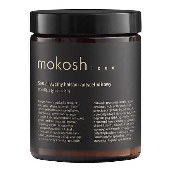 Specjalistyczny balsam antycellulitowy Mokosh ICON - Wanilia z tymiankiem, MOKOSH