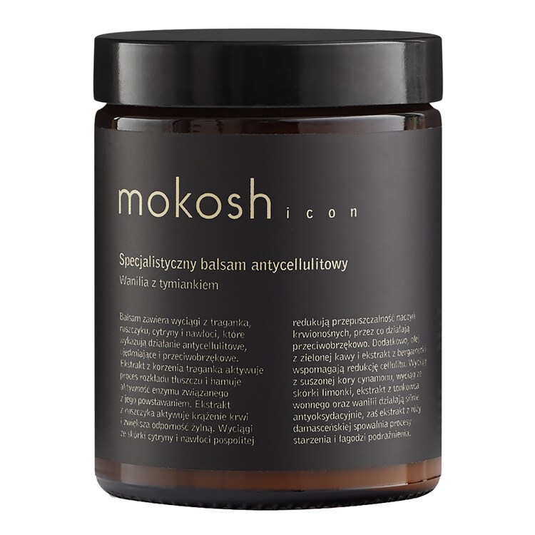 Specjalistyczny balsam antycellulitowy Mokosh ICON - Wanilia z tymiankiem
