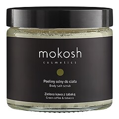  Zielona kawa z tabaką - Peeling solny do ciała, MOKOSH