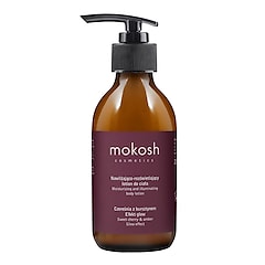 „Czereśnia z bursztynem” - Nawilżająco-rozświetlający lotion do ciała , MOKOSH
