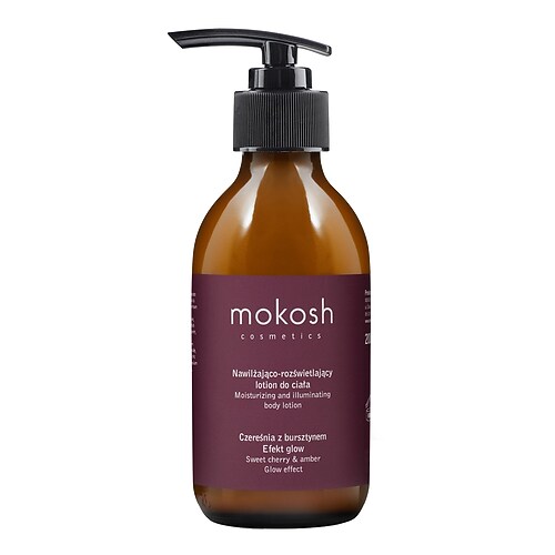 Mokosh - „czereśnia Z Bursztynem” - Nawilżająco-rozświetlający Lotion Do Ciała - Cherry And Amber Body Balm 200ml - Dla Kobiet