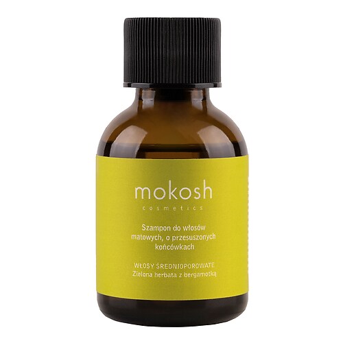 Szampon do włosów matowych o przesuszonych końcówkach Zielona herbata