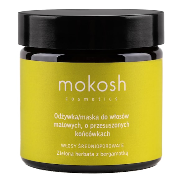 Odżywka/maska do włosów matowych - Zielona herbata z bergamotką, MOKOSH