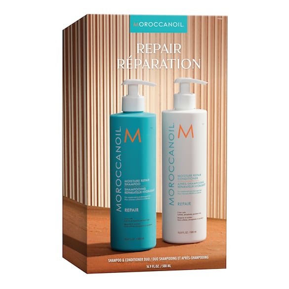 Duo sampon si balsam - rutina reparare par, Moroccanoil