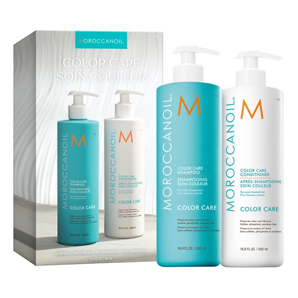 Duo med shampoo og balsam - Fugtende hårplejerutine, MOROCCANOIL