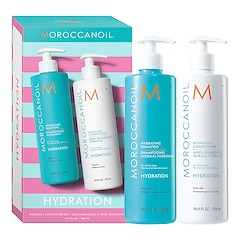 Hydration Set - Champ&ocirc; e amaciador hidratantes, Moroccanoil