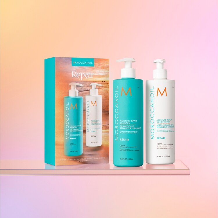 Duo Σαμπουάν και Μαλακτικό - Ρουτίνα επανόρθωσης μαλλιών
