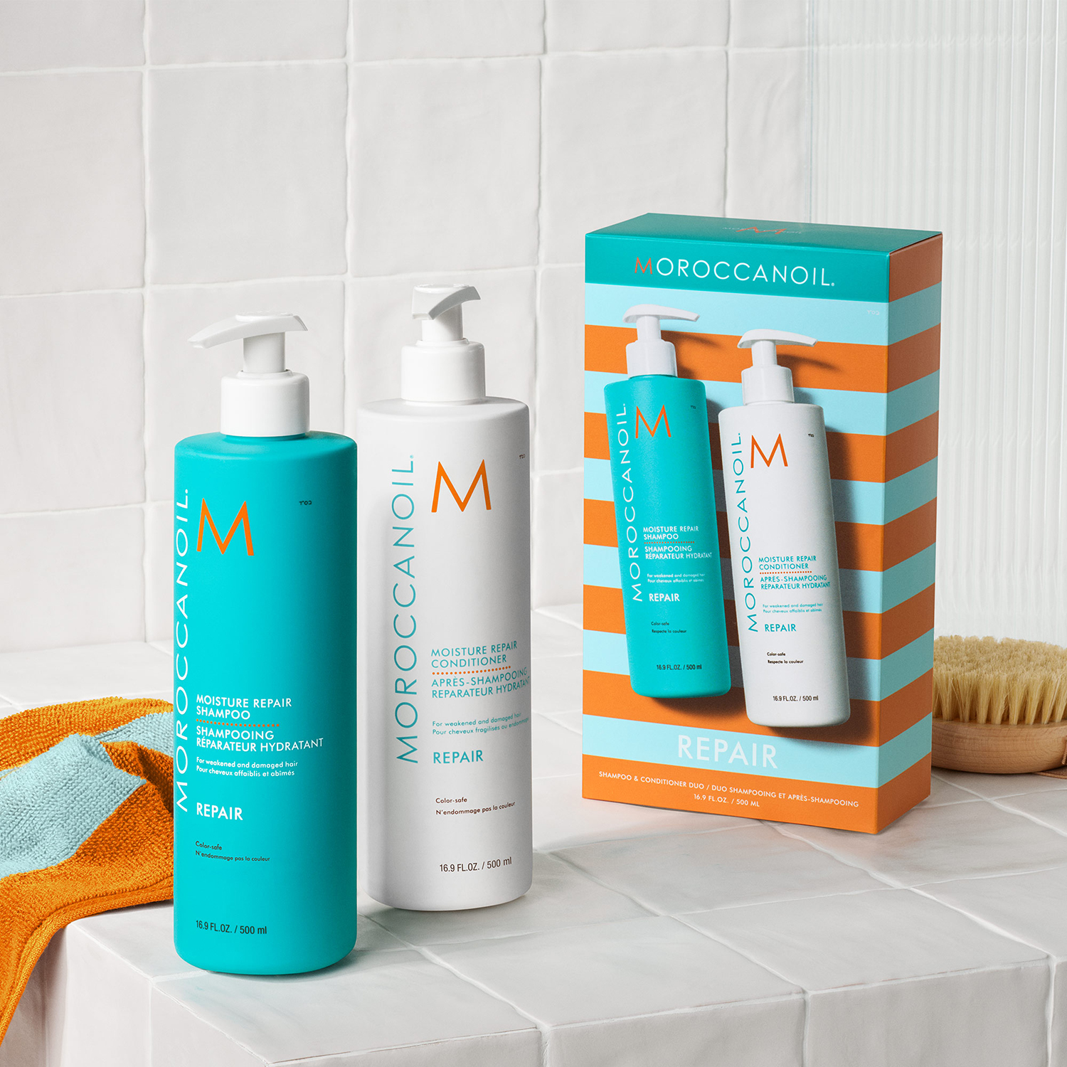 Repair Set - Sampon si balsam de par reparator | Moroccanoil