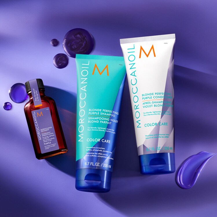 Moroccanoil Treatment Purple - för blont hår, blonderat eller grått hår