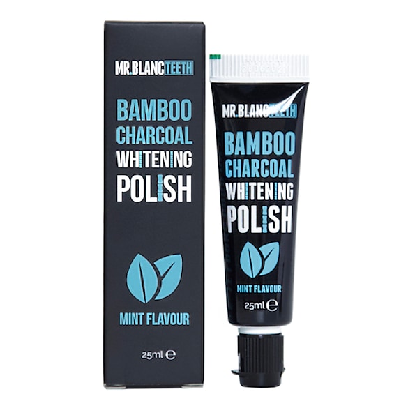 Bamboo Charcoal Whitening Tooth Polish, Mr Blanc