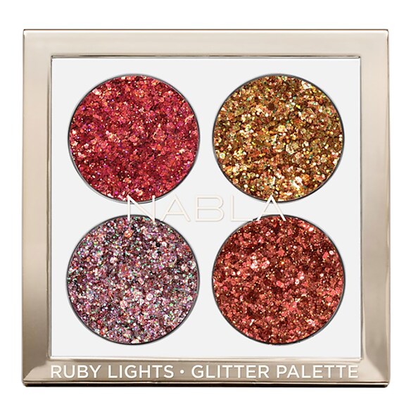 Ruby Lights Glitter Palette, NABLA