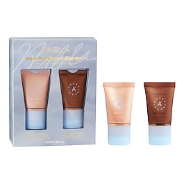 Sun-kissed Glow Set Angel Aura - Kit mini lozione illuminante e siero