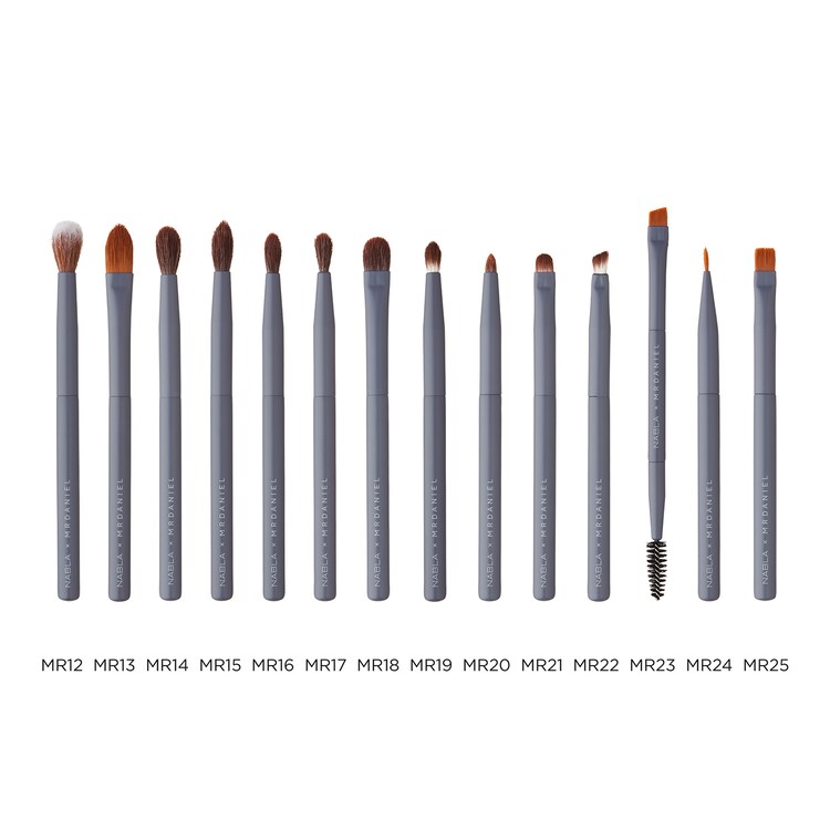 NABLA X MRDANIEL Signature Brush Set - Set 25 pennelli occhi, viso e labbra