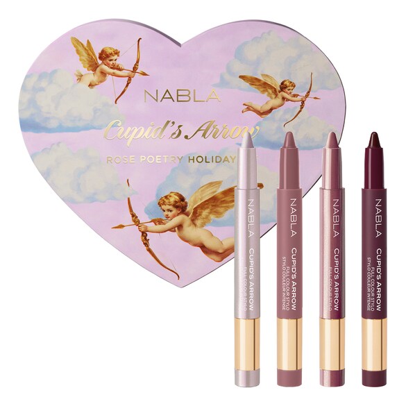 Nabla - Rose Poetry Holiday Kit - Cofanetto Make-up Occhi - cupid's Arrow - Rose Poetry Holiday Kit - Donna