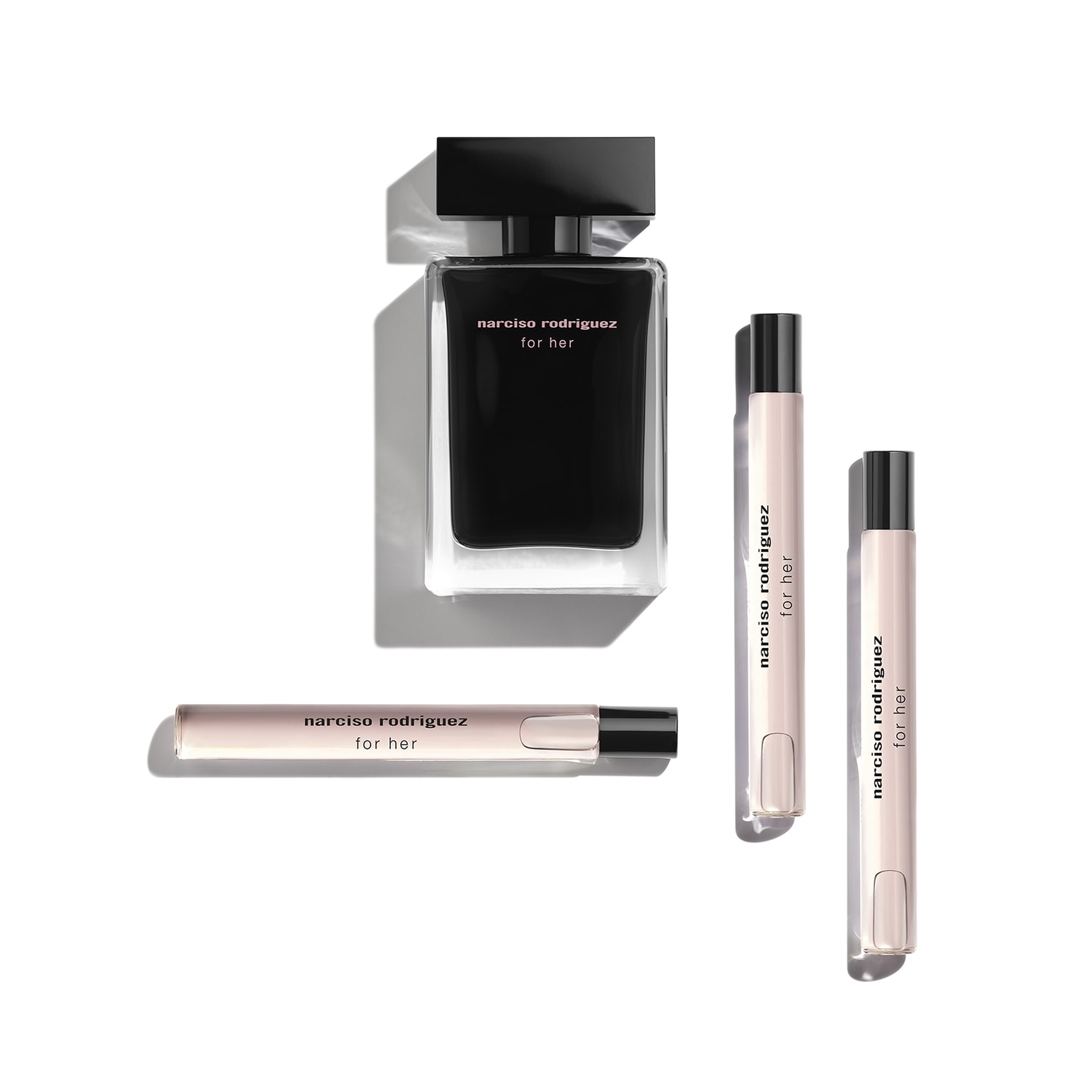 narciso rodriguez for her 100ml ミニポーチ付き For Her - Eau de Toilette Florale Musquée format voyage de