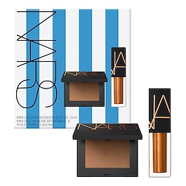 Mini Laguna Bronzer & Lip Oil Duo - Puder brązujący i olejek do ust