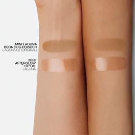 Mini Laguna Bronzer & Lip Oil Duo - Puder brązujący i olejek do ust