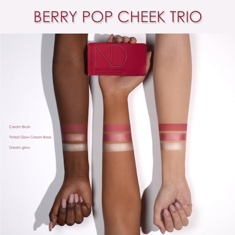 Berry Pop Cheek Trio - Palette de Blush et Enlumineurs