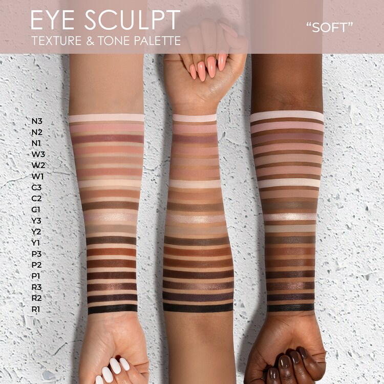 Eye Sculpt Texture and Tone Palette - Palette di ombretti