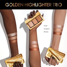 Golden Highlighter Trio - Palette illuminante ibrida multiuso