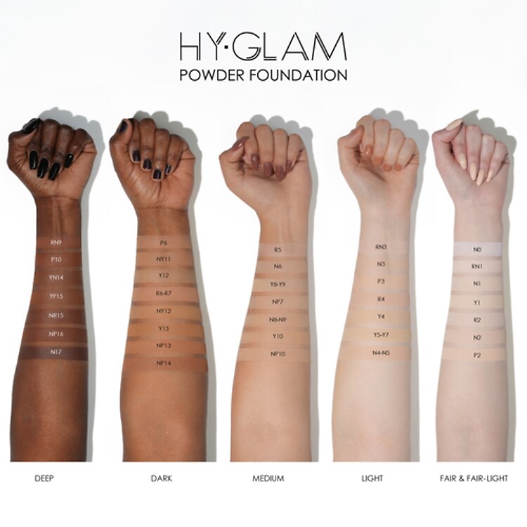 HY-GLAM powder foundation Refill - Fond de teint poudre Recharge