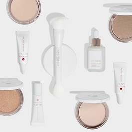 HY-GEN FACE BRUSH - Pincel para o rosto e iluminador com duas extremidades