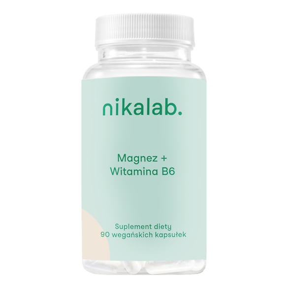 Magnez + Witamina B6 - Suplement Diety, NIKALAB