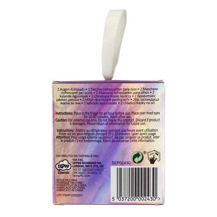 Unicorn Cooling Eye Pads - Disques Yeux Rafraichissants Et Réutilisables