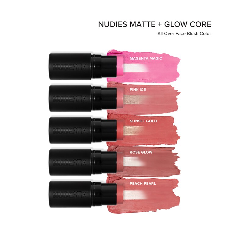 Nudies All Over Face Color Matte + Glow – Blush stick