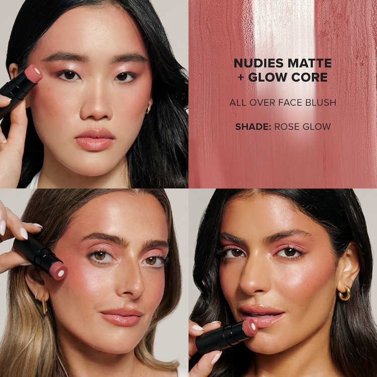 Nudies All Over Face Color Matte + Glow – Blush stick