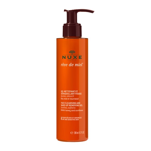 Rêve de Miel® - Gel Limpiador Desmaquillante facial, Nuxe