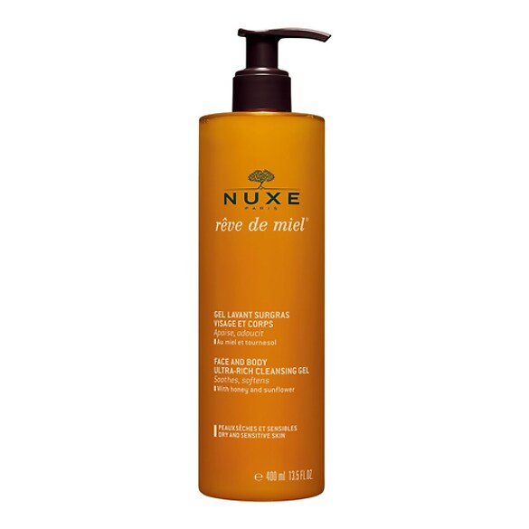 Rêve de Miel® - Gel douche visage et corps surgras , NUXE