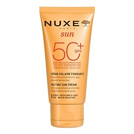 Nuxe Sun Alta Protección SPF50 - Crema Fundente para el rostro